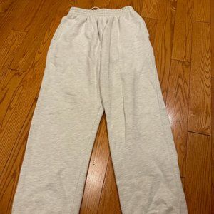 JJJJOUND Light Grey/Off White Coloured Sweatpants